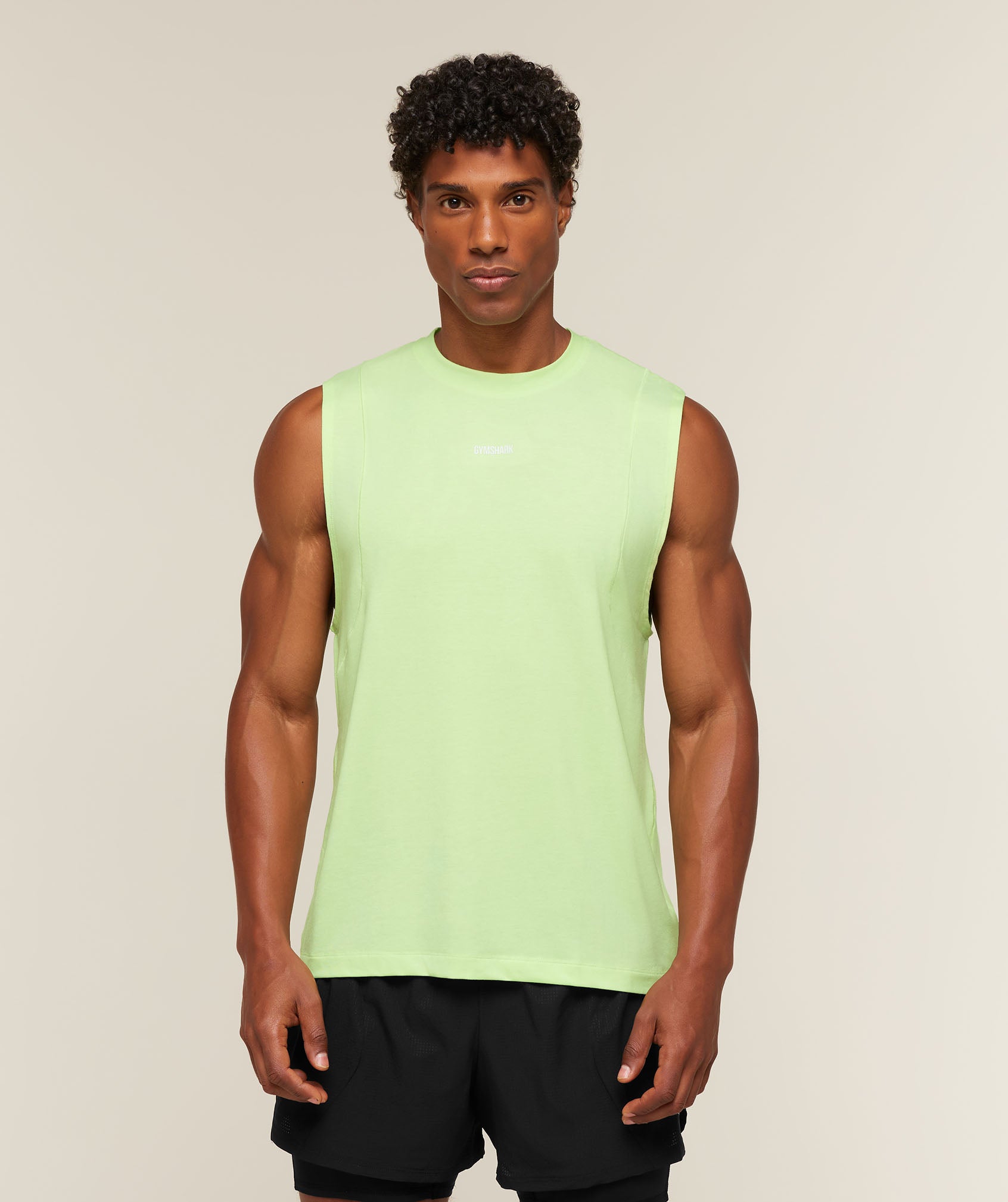 Gymshark Running Boxy Tank - Pace Green