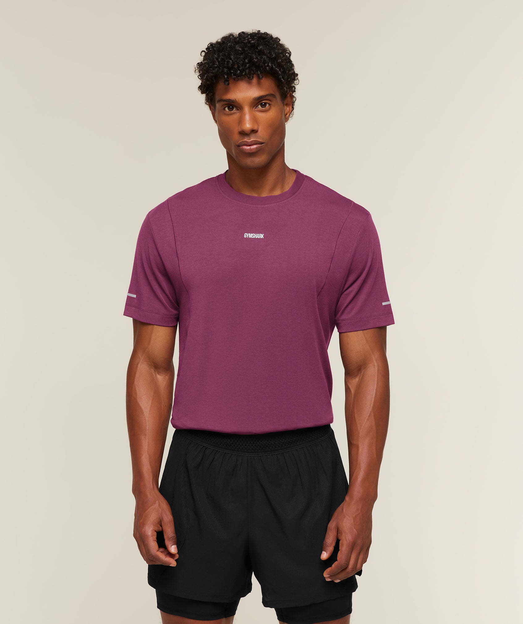 Gymshark Running Boxy T-Shirt - Strength Pink