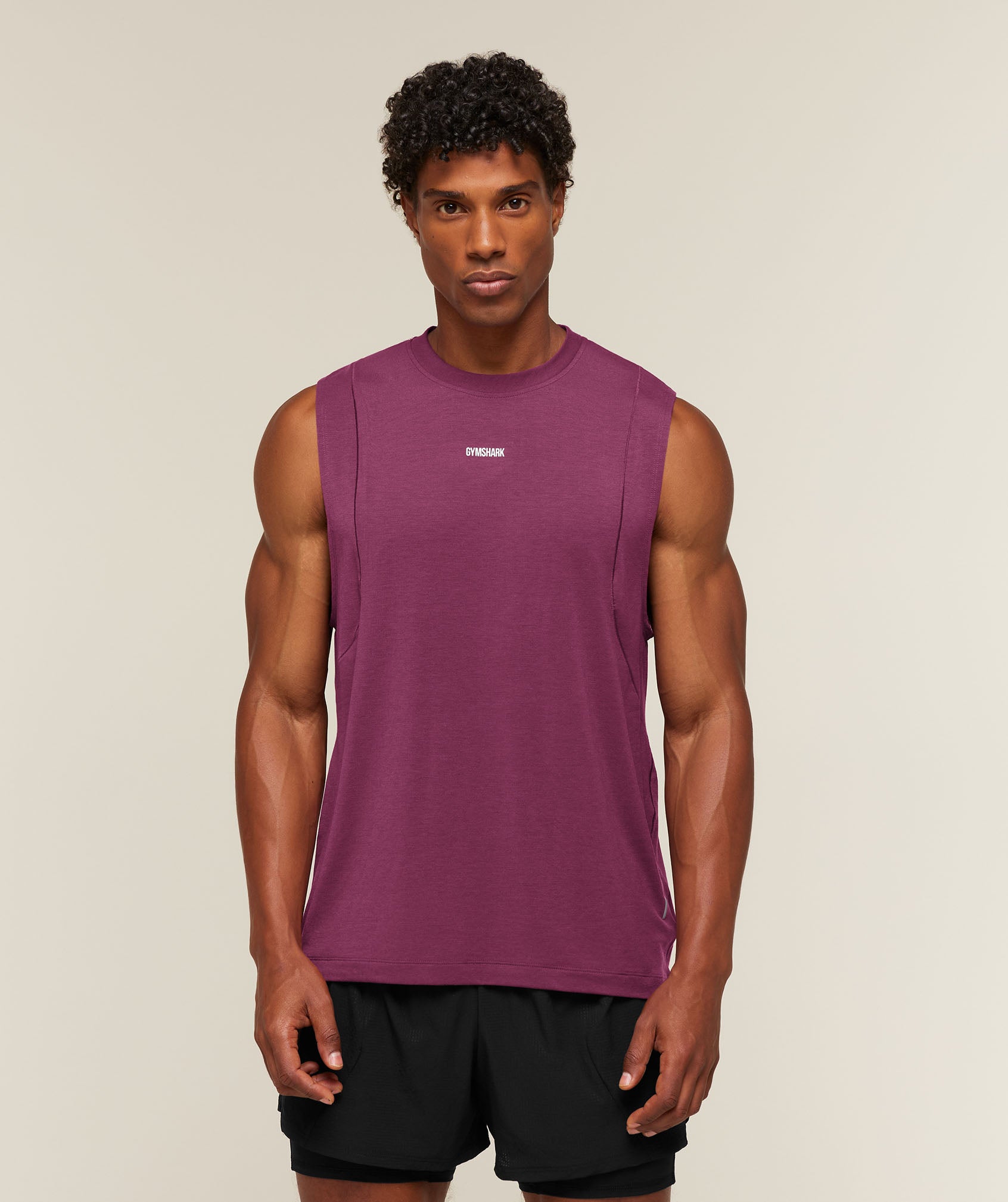 Gymshark Running Boxy Tank - Strength Pink