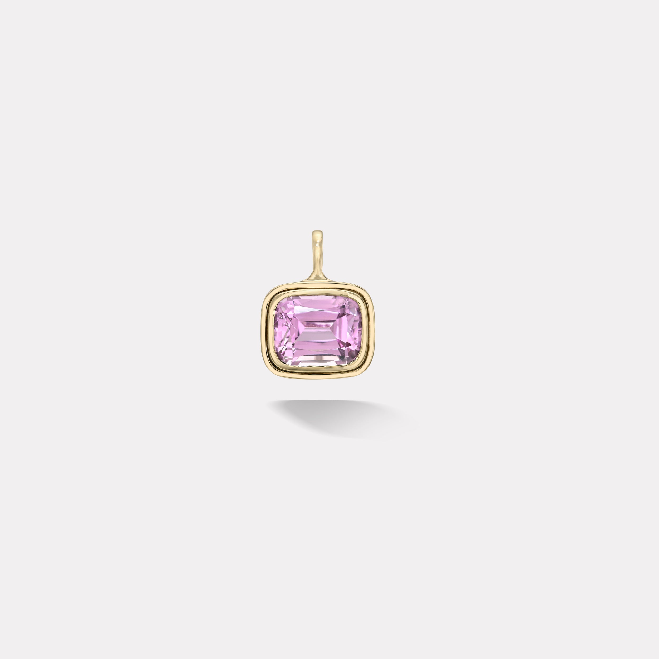 Retrouvai 14.46ct Cushion Lavender Kunzite Bounce Charm