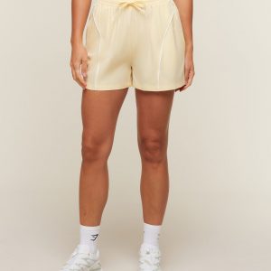 Gymshark Track Shorts - Butter Yellow