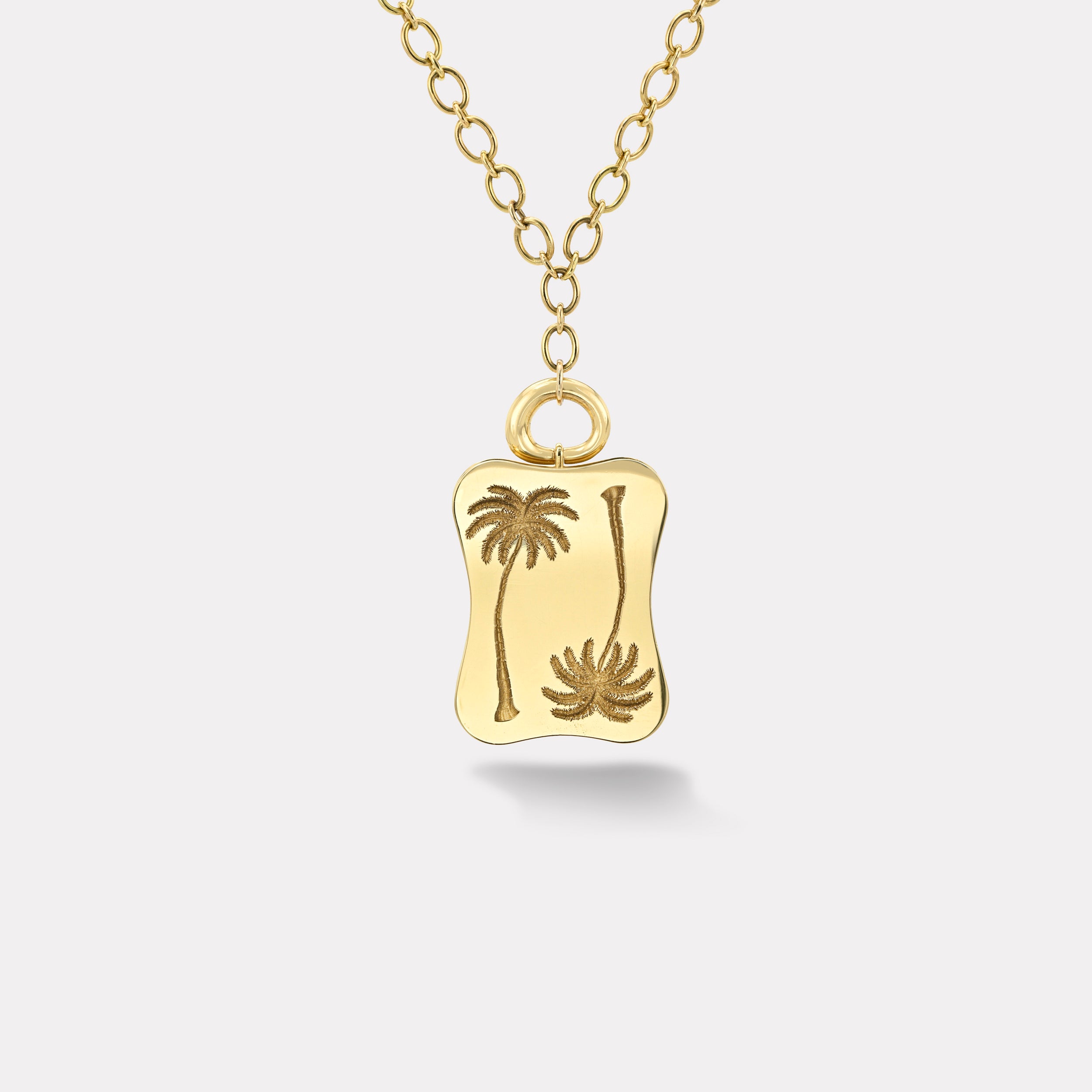 Retrouvai Grandfather Scale Palm Vein Locket