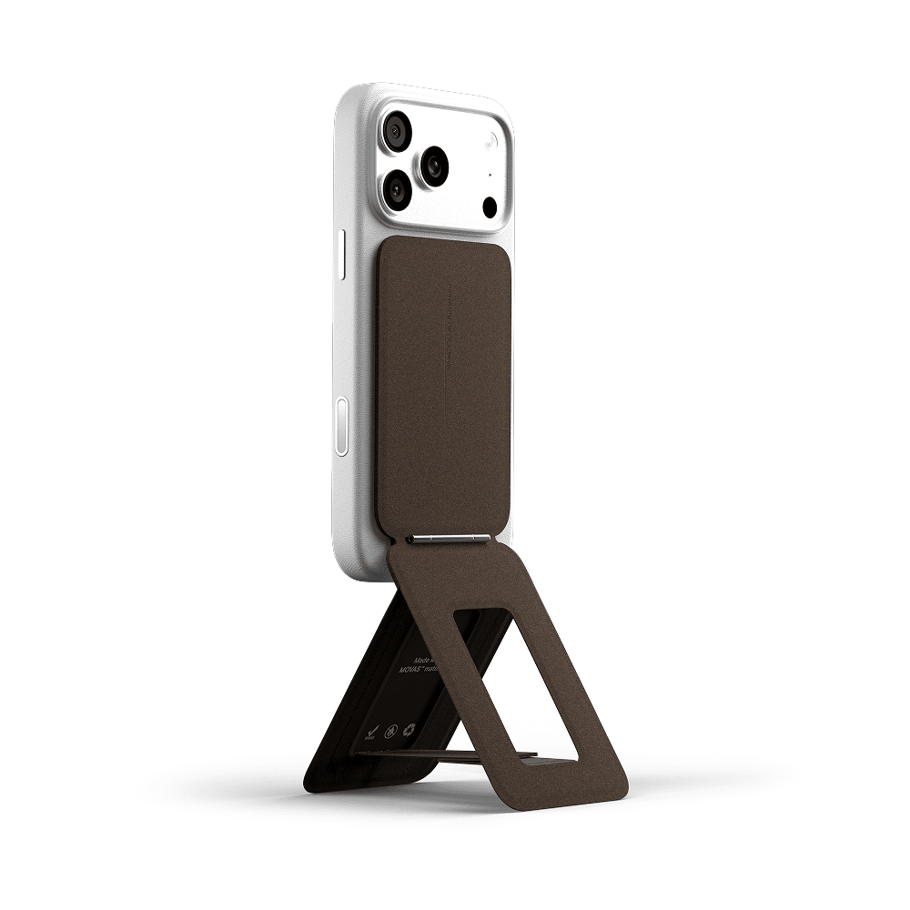 MOFT Snap Phone Tripod Crafted from MOVAS™-E Coffee Bio-Leather