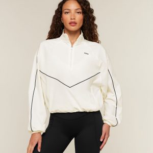 Gymshark Track Jacket - Soft White