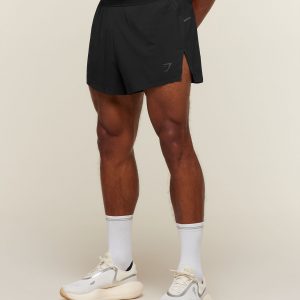Gymshark Running Elite High Split Race Day Shorts - Black