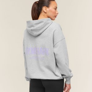 Gymshark Conditioning Club Hoodie - Light Grey Core Marl
