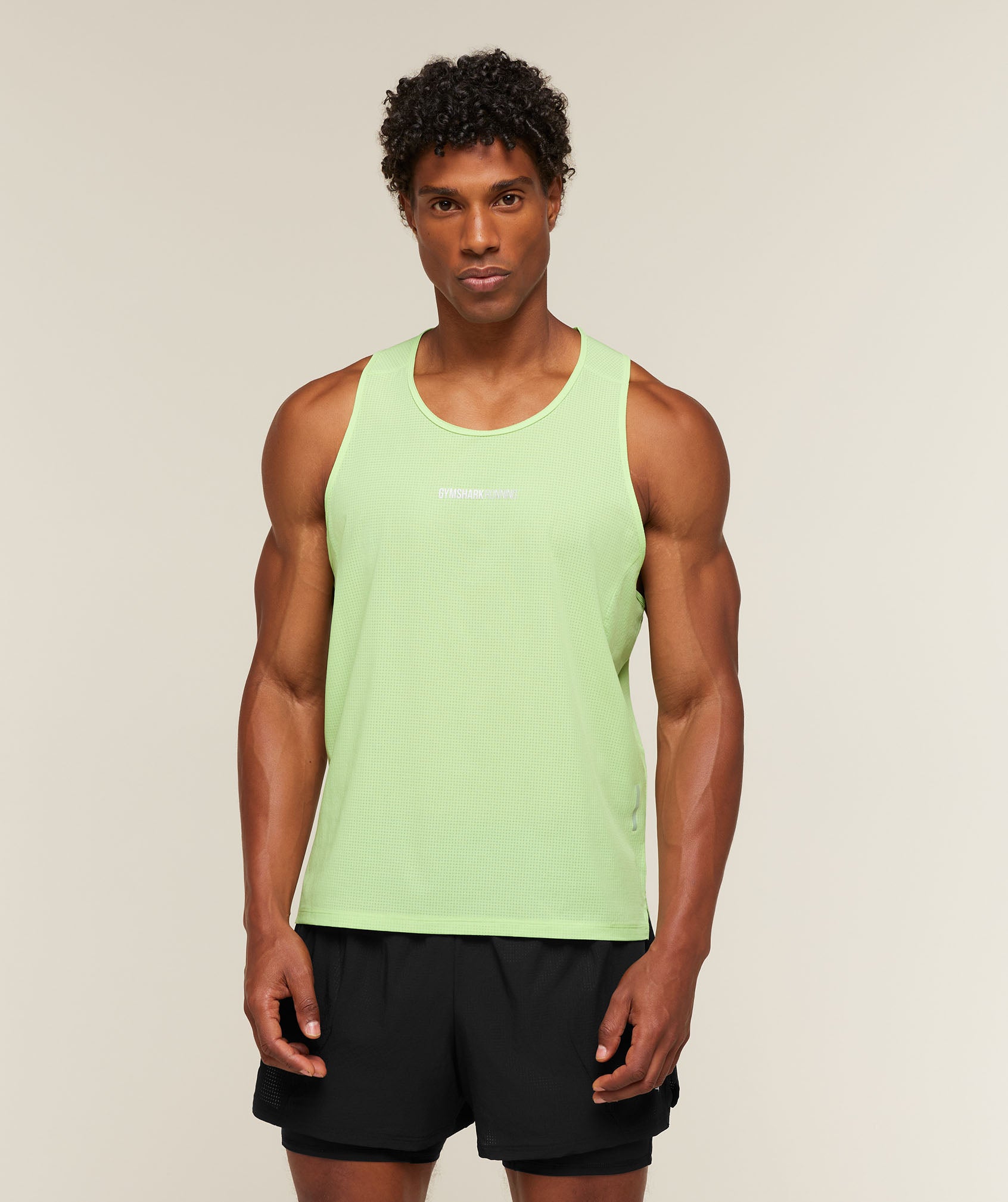 Gymshark Running Tank - Pace Green