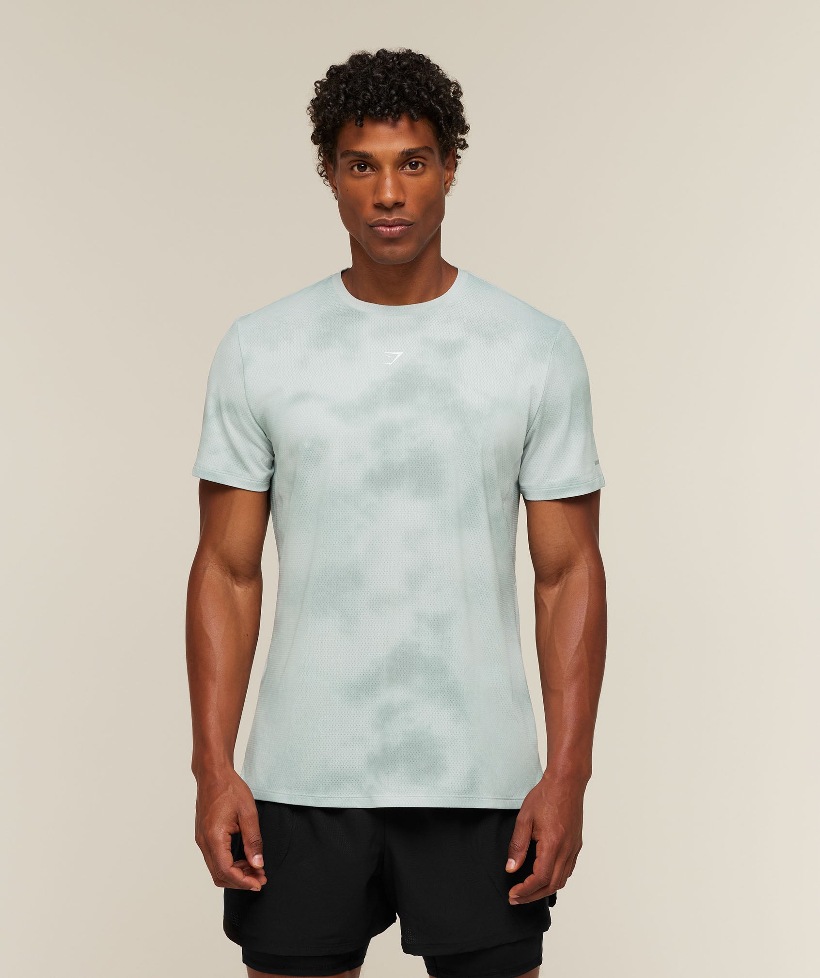 Gymshark Running T-Shirt - Light Grey
