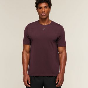 Gymshark Seamless Running T-Shirt - Cherry Purple