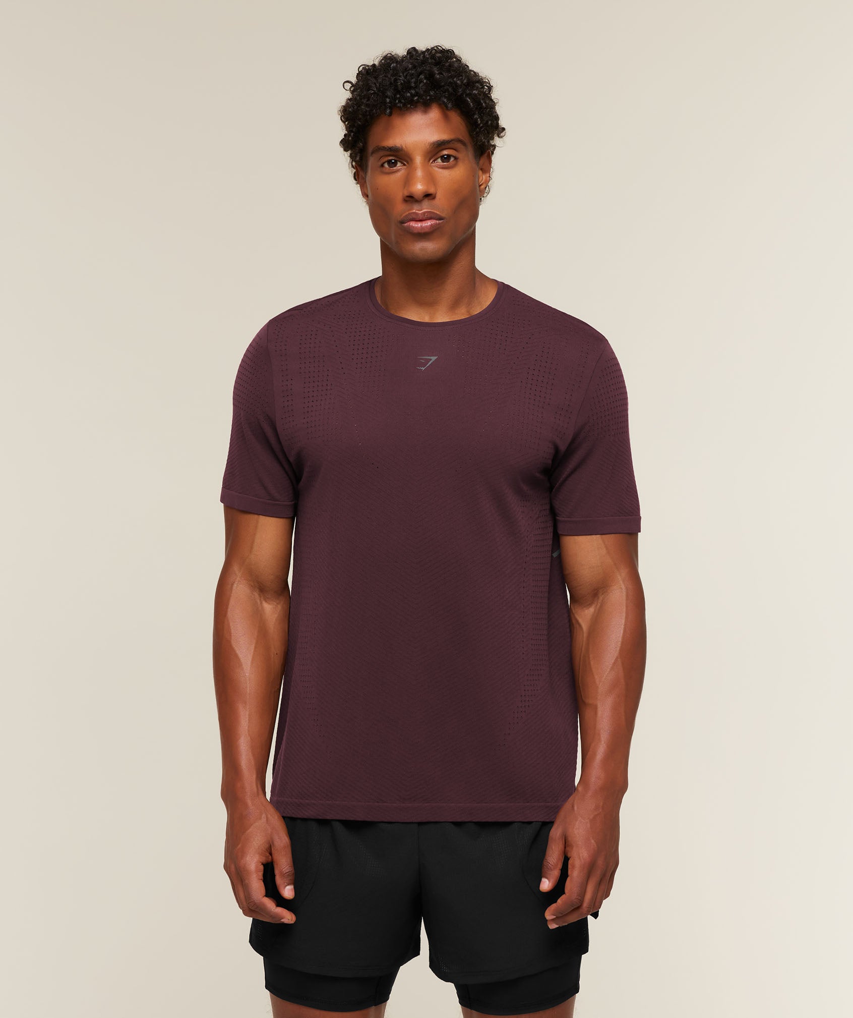 Gymshark Seamless Running T-Shirt - Cherry Purple