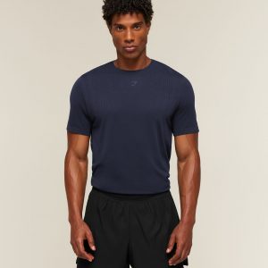 Gymshark Seamless Running T-Shirt - Heavy Blue