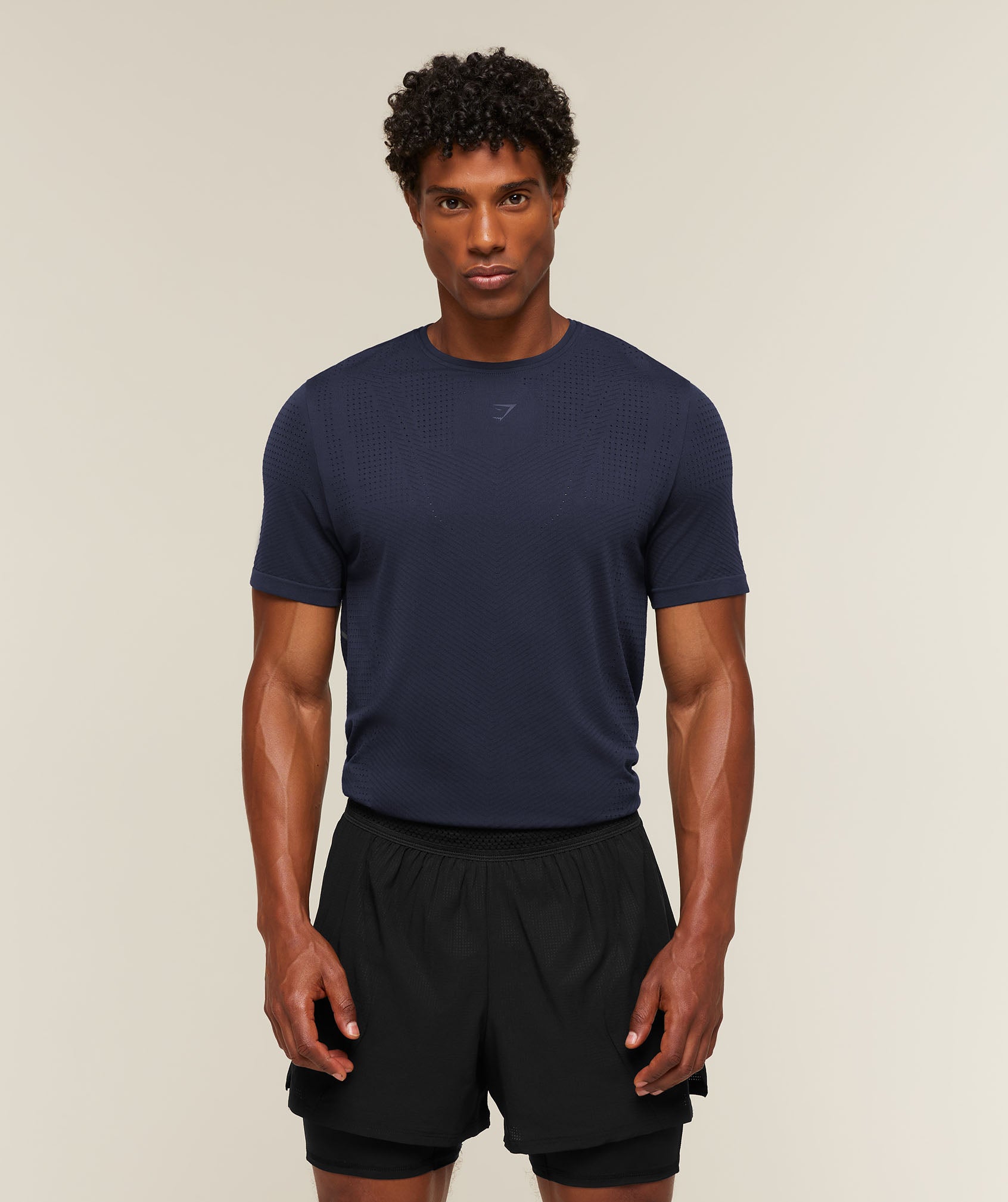 Gymshark Seamless Running T-Shirt - Heavy Blue