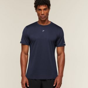 Gymshark Running T-Shirt - Heavy Blue