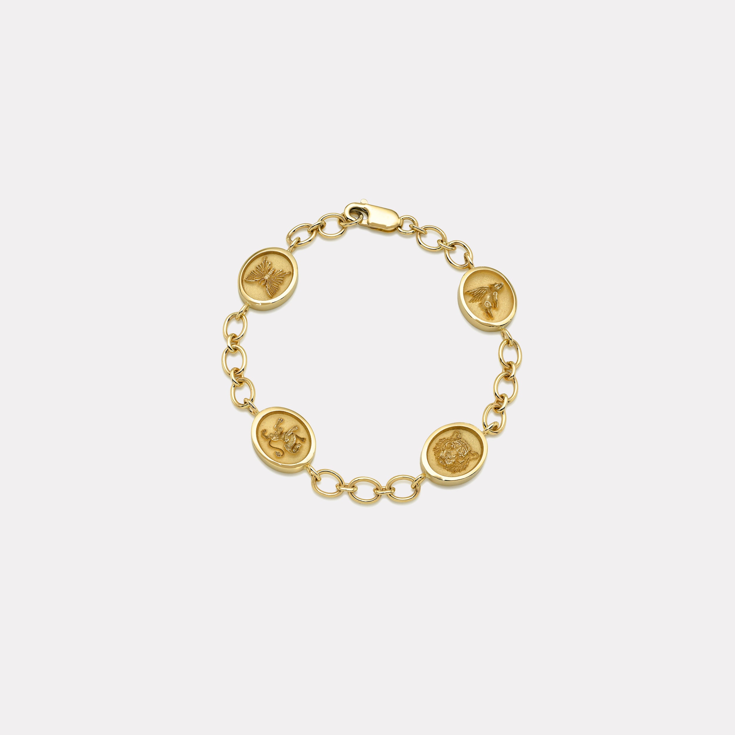Retrouvai Customizable Fantasy Signet Bracelet- 4 Motifs