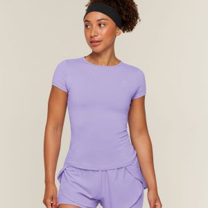 Gymshark Running Back Vent T-Shirt - Pace Purple