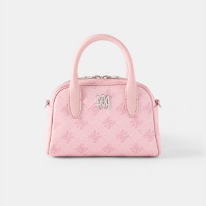 Amiri WOMEN - WOMEN'S MA QUAD CANVAS MICRO BOWLING BAG - Pink