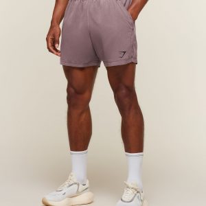 Gymshark Sport Washed Shorts - Cherry Purple/Wash