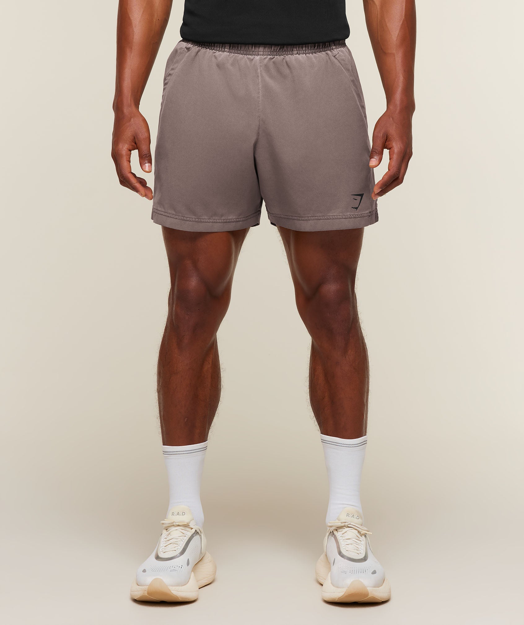 Gymshark Sport Washed Shorts - Soft Brown/Wash