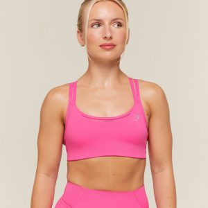 Gymshark Hybrid Sports Bra - Energy Pink