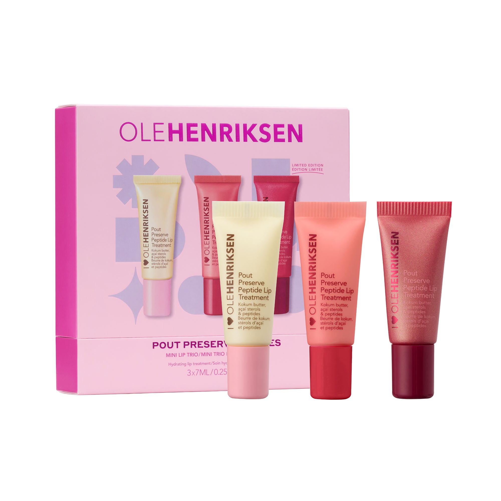 Ole Henriksen Pout Preserve Mini Hydrating Peptide Lip Trio