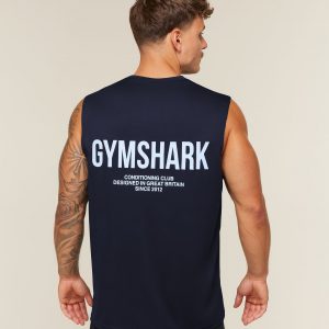 Gymshark Conditioning Club Tank - Heavy Blue/Tranquil Blue