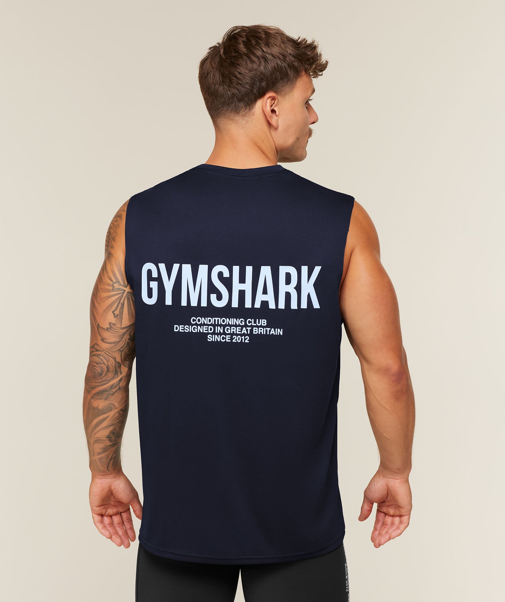 Gymshark Conditioning Club Tank - Heavy Blue/Tranquil Blue
