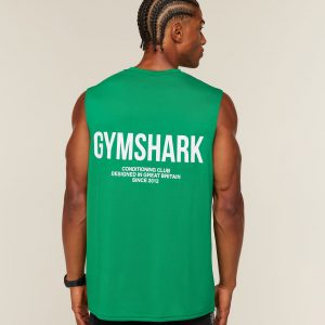 Gymshark Conditioning Club Tank - Track Green/White