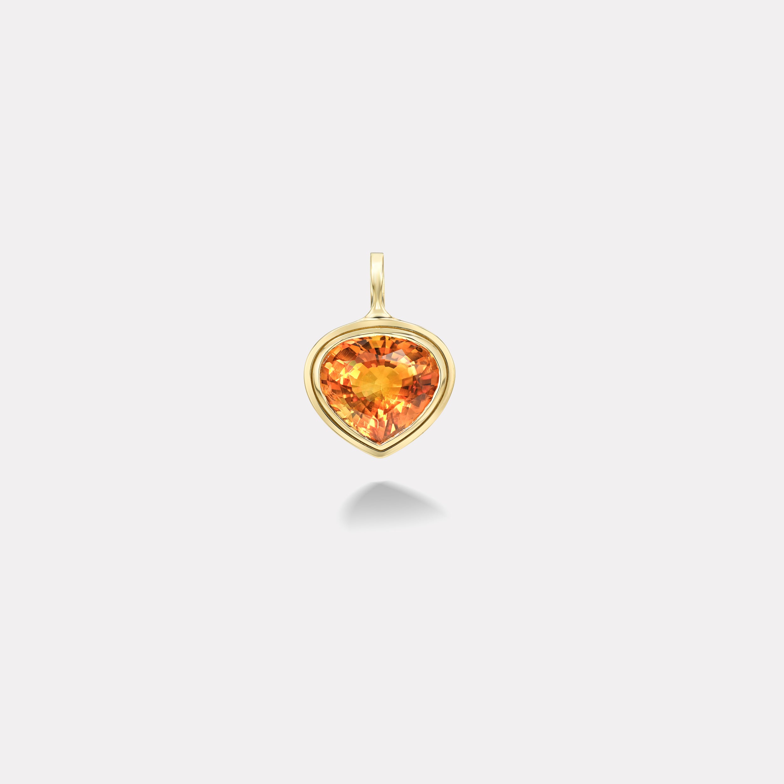 Retrouvai 11.37ct Pear Citrine Bounce Charm