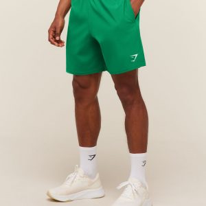 Gymshark Arrival 7" Shorts - Track Green