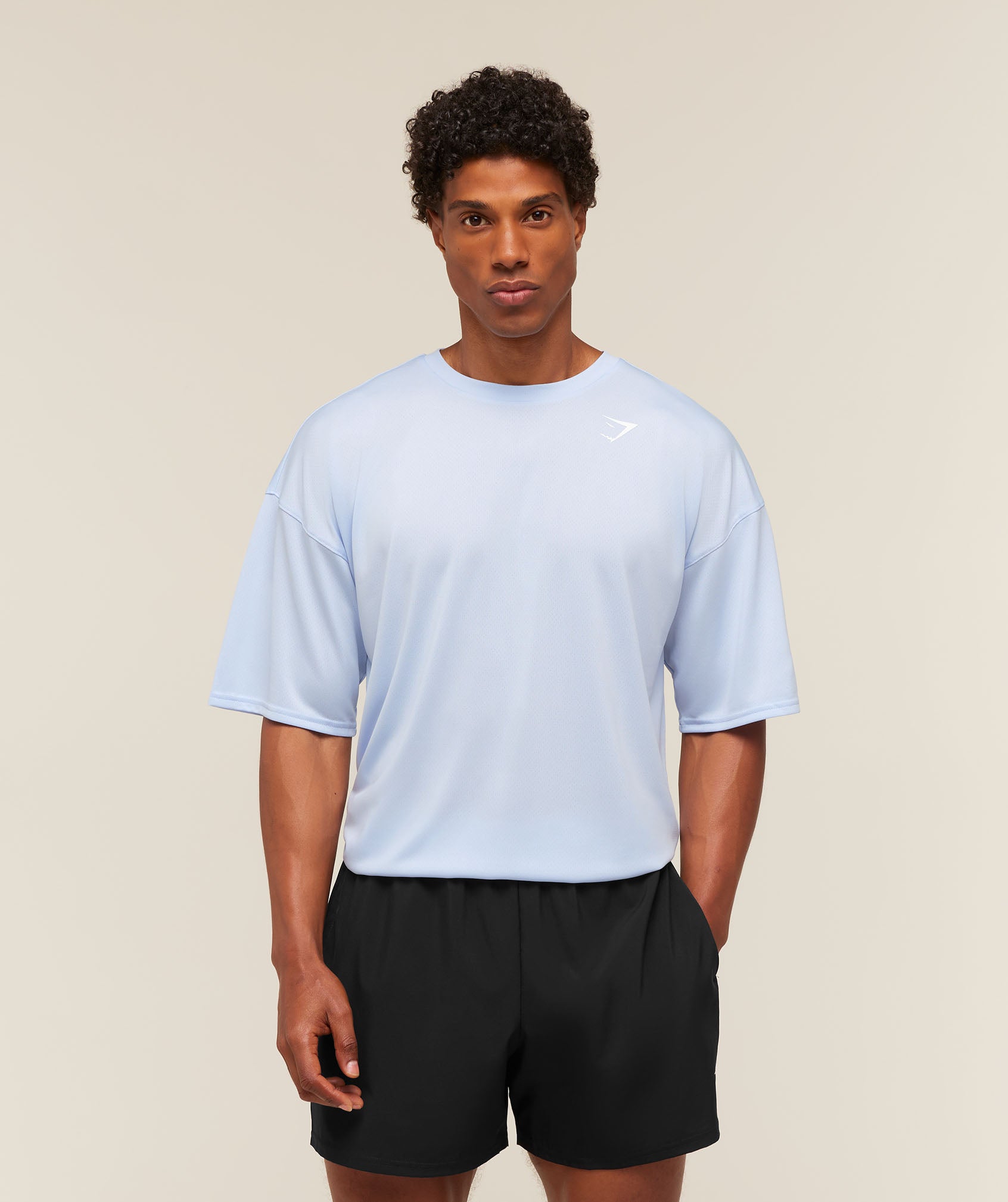 Gymshark Arrival Oversized T-Shirt - Tranquil Blue