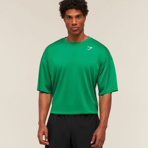 Gymshark Arrival Oversized T-Shirt - Track Green