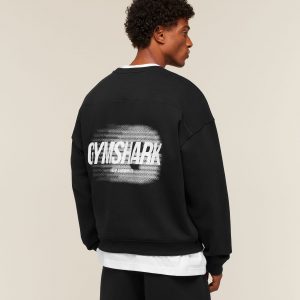 Gymshark Hybrid Sweatshirt - Black