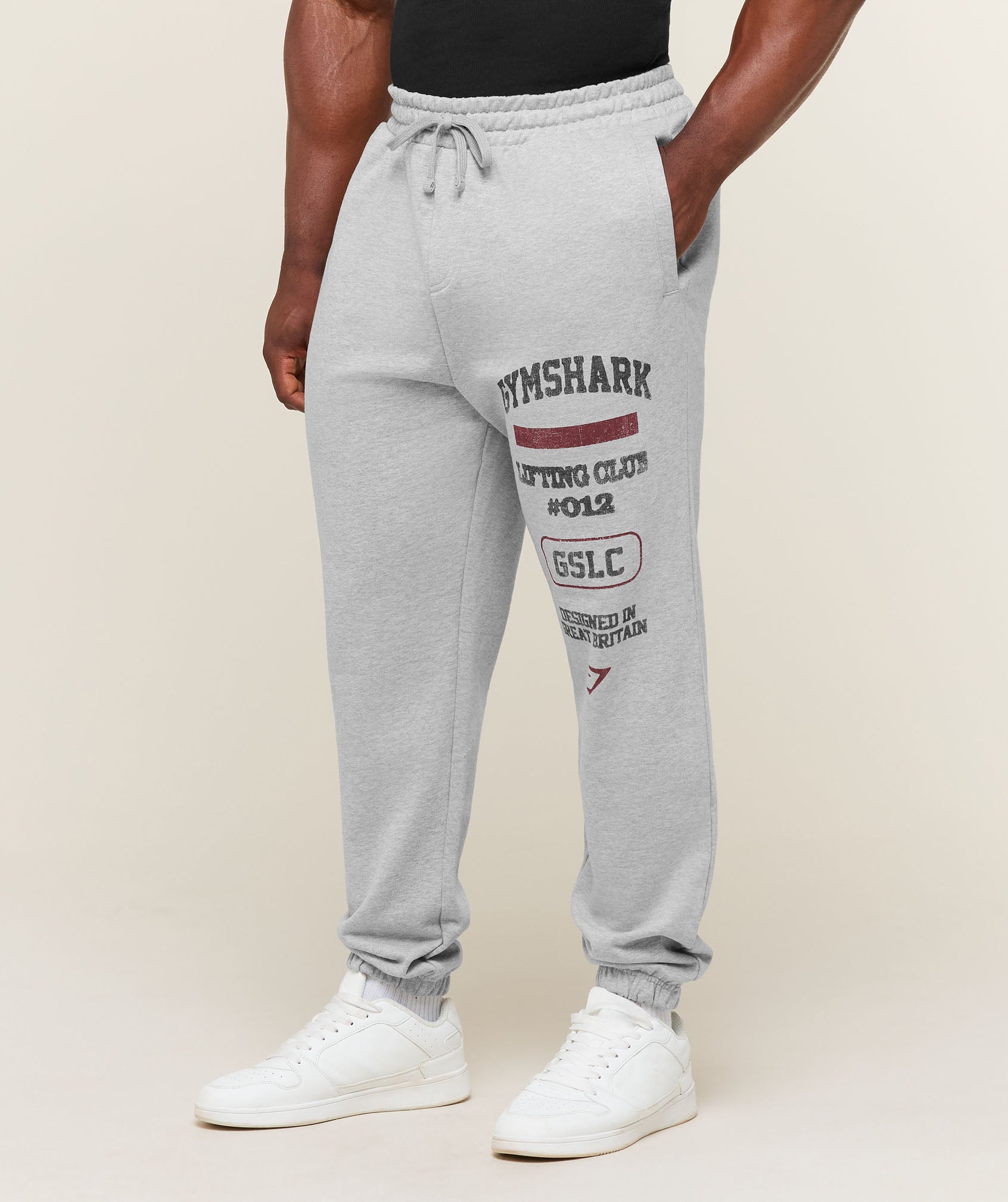 Gymshark Global Lifting Pants - Light Grey Core Marl