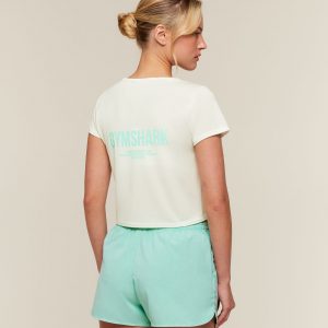 Gymshark Conditioning Club Baby Tee - Soft White