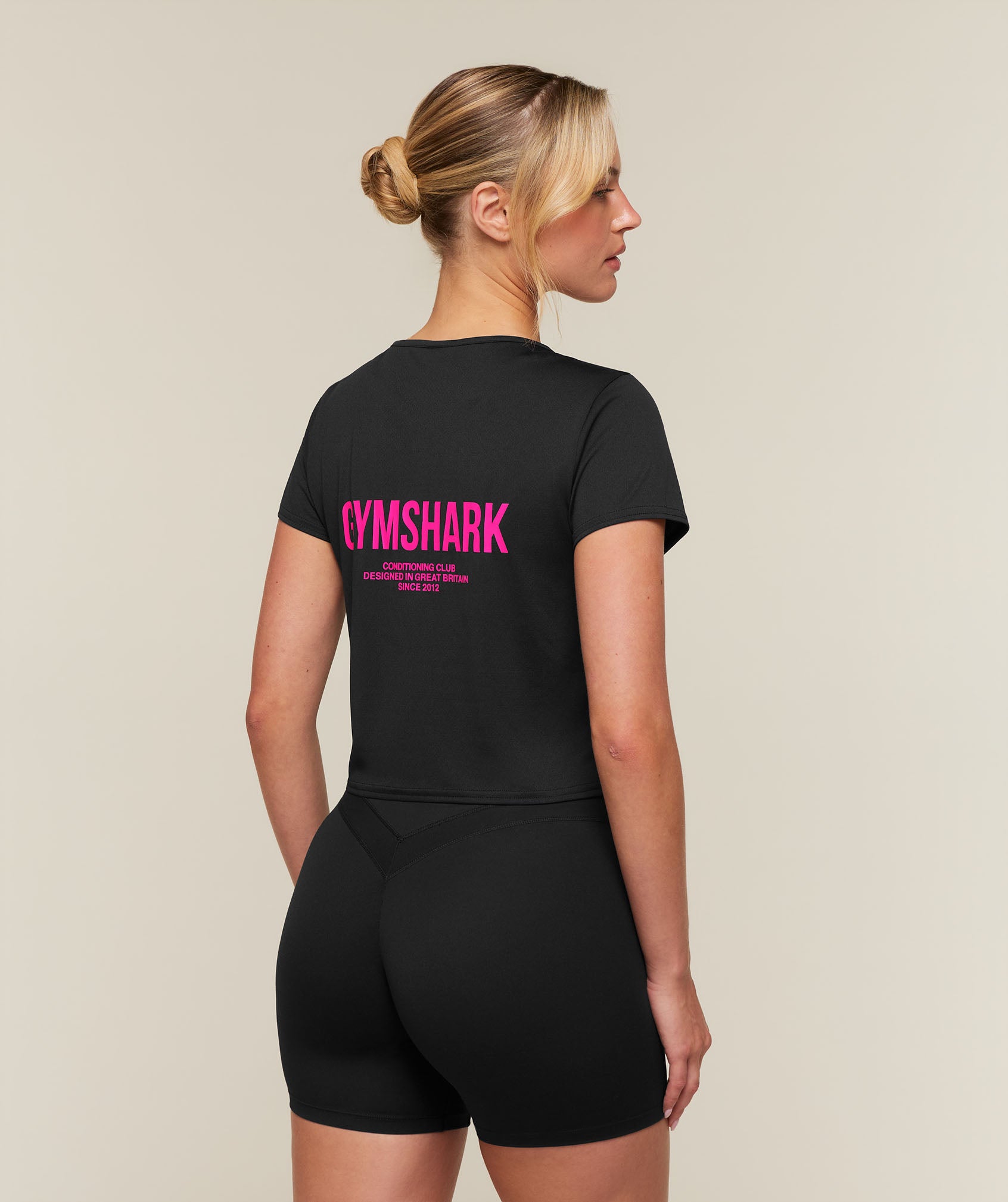 Gymshark Conditioning Club Baby Tee - Black