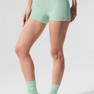Aloyoga 3" Alosoft High-Waist Carefree Short - Spearmint Heather