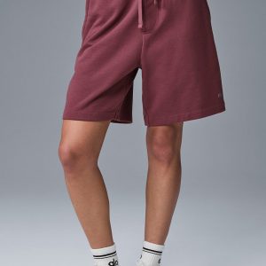 Aloyoga Chill Short - Burgundy Truffle