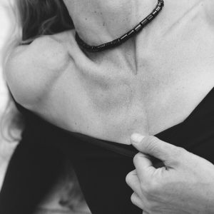 Sophie Buhai Deco Collar in Barrel-Cut Onyx