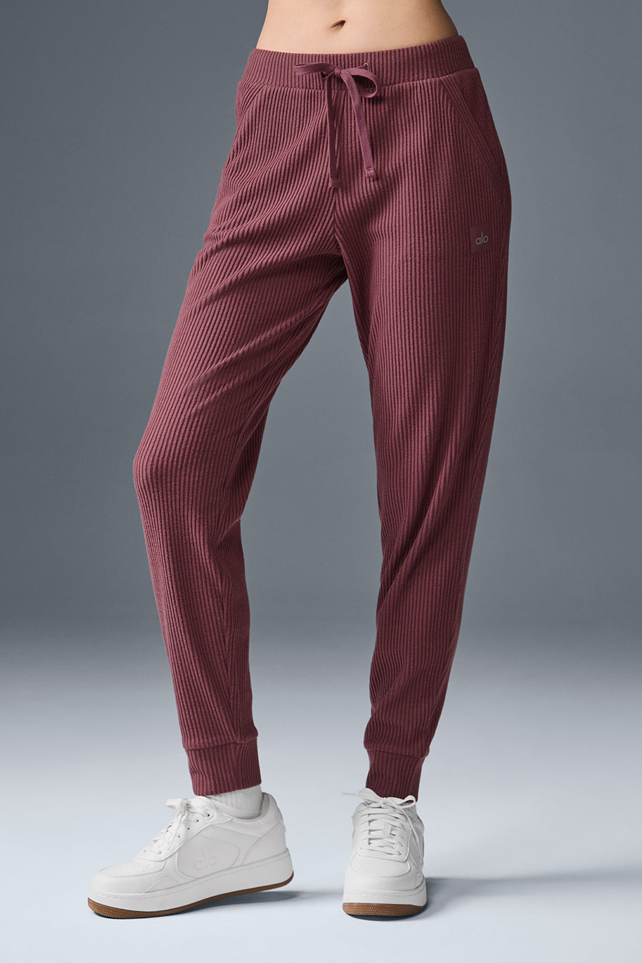 Aloyoga Muse Sweatpant - Burgundy Truffle