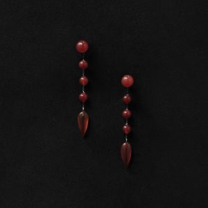Sophie Buhai Small Phoenician Earrings, Carnelian