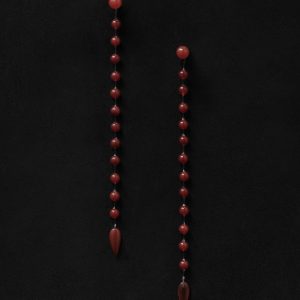 Sophie Buhai Long Phoenician Earrings, Carnelian