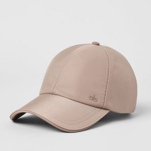 Aloyoga Satin Off-Duty Cap - Taupe Satin