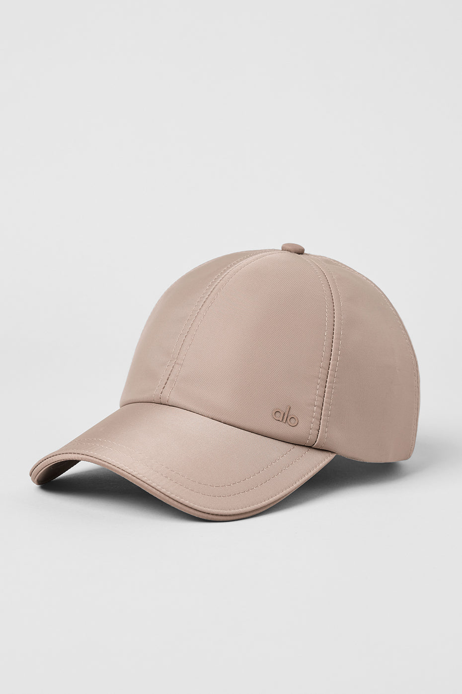 Aloyoga Satin Off-Duty Cap - Taupe Satin