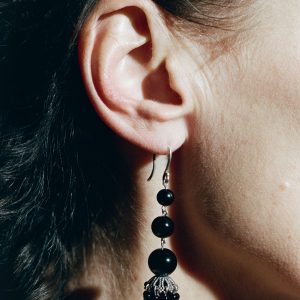 Sophie Buhai Triplet Flamenco Earrings, Onyx