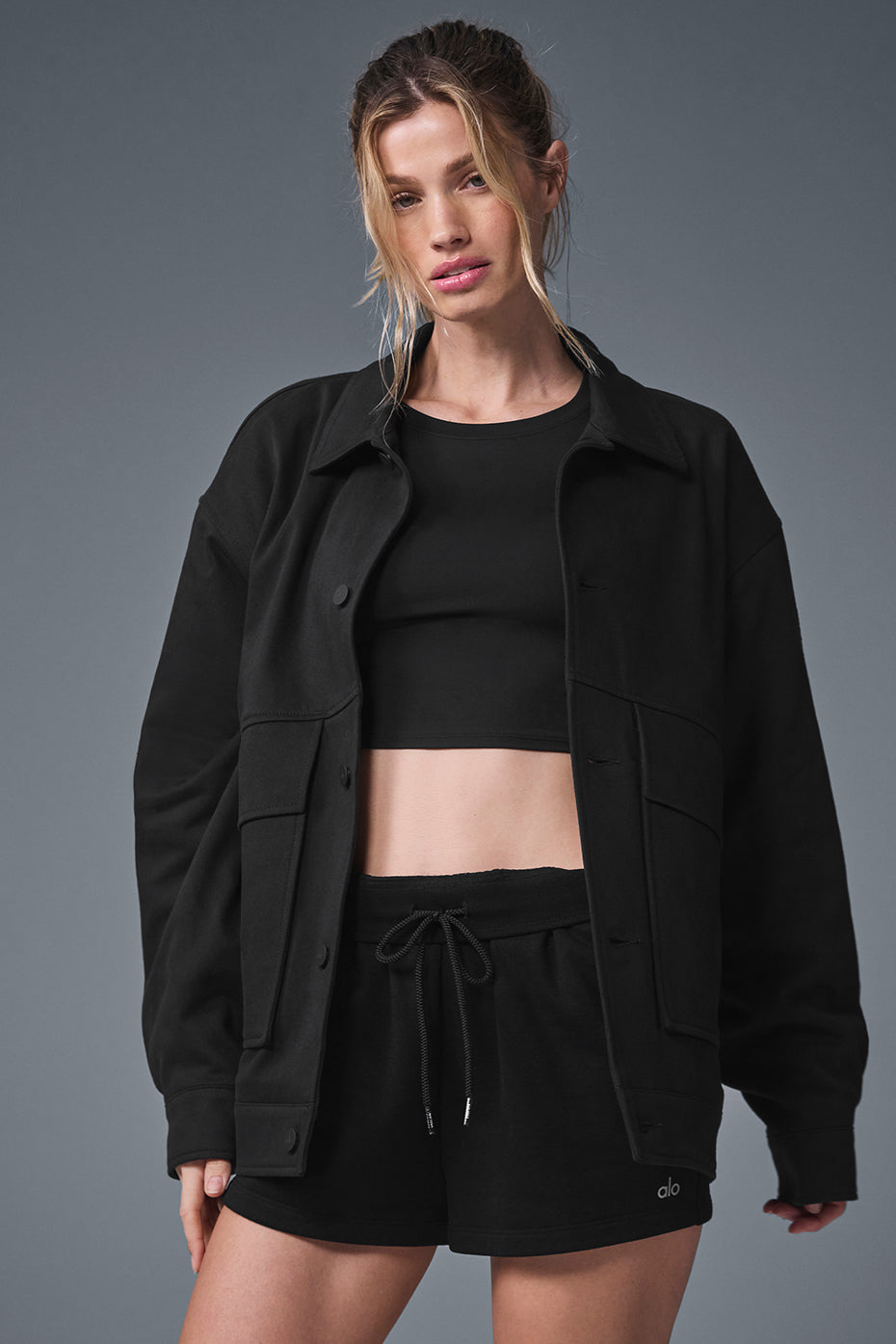 Aloyoga Unisex One Up Jacket - Black