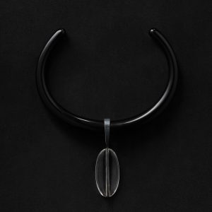 Sophie Buhai Quartz Amulet Collar with Onyx
