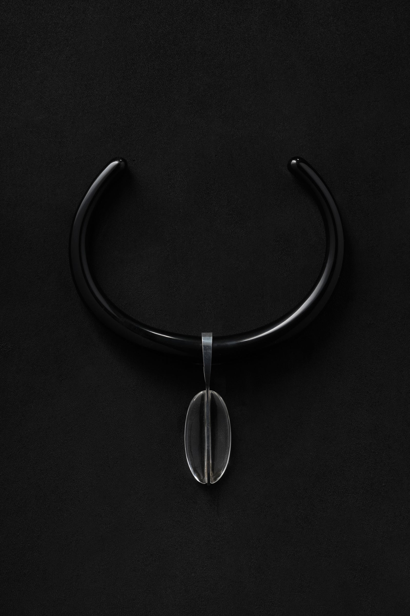 Sophie Buhai Quartz Amulet Collar with Onyx