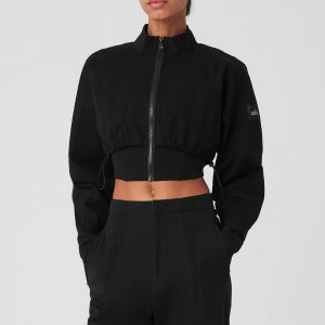 Aloyoga On Point Moto Jacket - Black