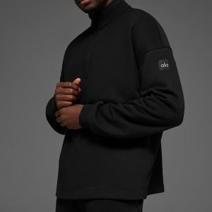 Aloyoga Renown Heavy Weight 1/4 Zip - Black