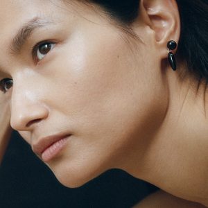 Sophie Buhai Tiny Phoenician Earrings in Onyx